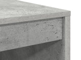 Desk with Drawer with Shelf with Storage 2 pcs Concrete Grey 3337308