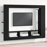 TV Cabinet Black oak 152 x 22 x 113 cm Engineered wood 861999