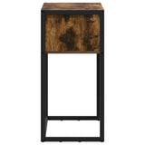 End Table Smoke Oak 100 x 36 x 75 cm Engineered Wood 886692