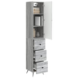 Cabinet Set 2 pcs Grey Sonoma 34.5 x 34.5 x 90 cm 3416895