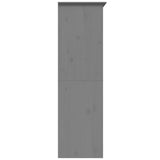 Wardrobe "BODO" Grey 99x53,5x173 cm Solid Wood Pine 355061
