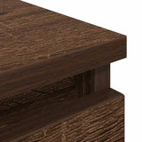 TV Cabinet Brown Oak 100x35x54 cm Engineered Wood 861802