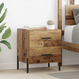 Bedside Cabinet Old Wood 40 x 35 x 47.5 cm Engineered Wood 882025