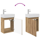 Bathroom Vanity Unit with Tap Artisan Oak 45.5 x 22.5 x 84 cm 889450