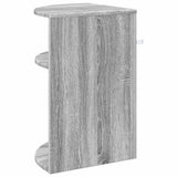 End Table Grey Sonoma 39.7 x 39.7 x 60 cm Engineered Wood 891136