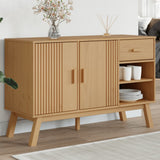 Sideboard OLDEN Brown 114x43x73.5 cm Solid Wood Pine 358606