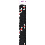 Boat Rope 25 m 5 Black and Red PP 42029566