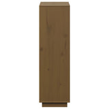 Highboard Honey Brown 74x35x117 cm Solid Wood Pine 814367