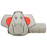 Elephant Children Play Tent with 250 Balls Grey 174x86x101 cm 3107740