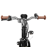 Kids Bike 18 Inches for 5-7 Years Old Black 42009486