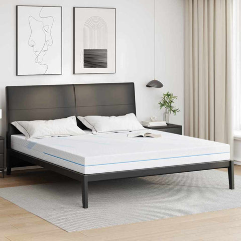 Mattress White 200 x 200 cm Foam 4106297
