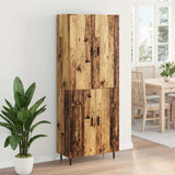 Highboard 2 pcs Old Wood Engineered Wood 3415649