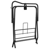 Saddle Rack Foldable Freestanding Black Iron 172440