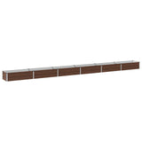 Raised Garden Bed Black 480 x 40 x 24 cm cold-rolled steel 8006363