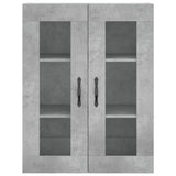 Highboard Concrete Grey 69.5x34x180 cm Engineered Wood 3198757