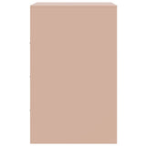Bedside Cabinet Pink 34.5x39x62 cm Steel 841777
