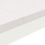 Coffee Table White 80 x 80 x 45 cm Solid Pine Wood 892768