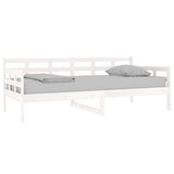 Day Bed without Mattress White Solid Wood Pine 90x190 cm Single 820368