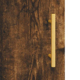 Wall Cabinet Smoked Oak 60x31x60 cm Engineered Wood 829953