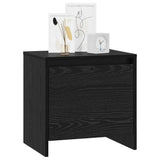 Bedside Cabinet Black Oak 45 x 34 x 44.5 cm Engineered Wood 8000983