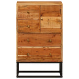 Chest of Drawer Natural 55 x 30 x 90 cm Solid Acacia Wood 4104616