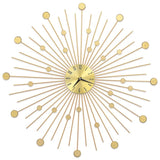 Wall Clock Metal 70 cm Golden 283862
