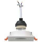 Spotlights with Spotlights 12 pcs White 9 x 9 x cm Aluminium 4108150