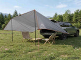 Vehicle Awning with Roof Grey and Orange 518 x 580 x 215 cm 42028557