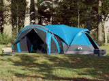 Family Tent Tipi 8-Person Blue Waterproof 94738