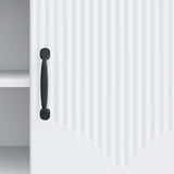 TV Cabinet White 102 x 34.5 x 47 cm Engineered Wood 895385