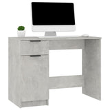Desk Concrete Grey 100x50x75 cm Engineered Wood 811497