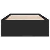 Bed Frame with Drawers without Mattress Black 100x200 cm 3280420