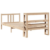 Bed Frame with Headboard without Mattress 90x190 cm Single 3305955