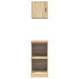 ZNTS Garage Cabinets 2 pcs Sonoma Oak Engineered Wood 3328271