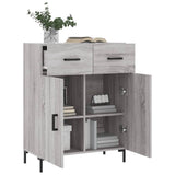 Sideboard Grey Sonoma 69.5x34x90 cm Engineered Wood 827986
