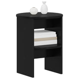 Side Cabinet 2 pcs Black 40 x 50 cm Engineered Wood 899819
