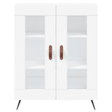 Highboard White 69.5x34x180 cm Engineered Wood 3198249