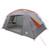 Cabin Tent Grey and Orange 400 x 210 x 180 cm Polyester 42028517