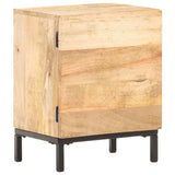 ZNTS Bedside Cabinet 40x30x51 cm Solid Mango Wood 320225