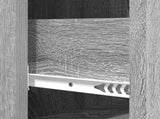 Drawer Cabinet Grey Sonoma 33 x 34.5 x 90 cm Engineered Wood 894161