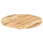 Table Top Solid Mango Wood Round 25-27 mm 80 cm 286008