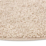 Anti-slip Shaggy Rug Cream 120 x 120 cm PP 4019788