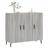 Sideboard Grey Sonoma 90x34x80 cm Engineered Wood 828130