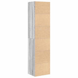 Bookcase Grey Sonoma 31x24x127 cm Engineered Wood 860351