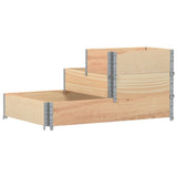 3-Tier Raised Bed 120x80 cm Solid Wood Pine 4010313