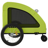 Pet Bike Trailer Green Oxford Fabric and Iron 93990