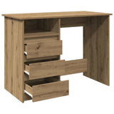 Desk Artisan Oak 102x50x75 cm Engineered Wood 860471