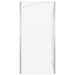 ZNTS Bath Enclosure 120x69x130 cm Tempered Glass Transparent 146227