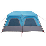 Instant Tent Blue 8-Person 185T Polyester with PU Coating 42017485