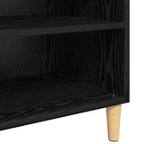 Sideboard Black Oak 57 x 35 x 89.5 cm Engineered Wood 875124